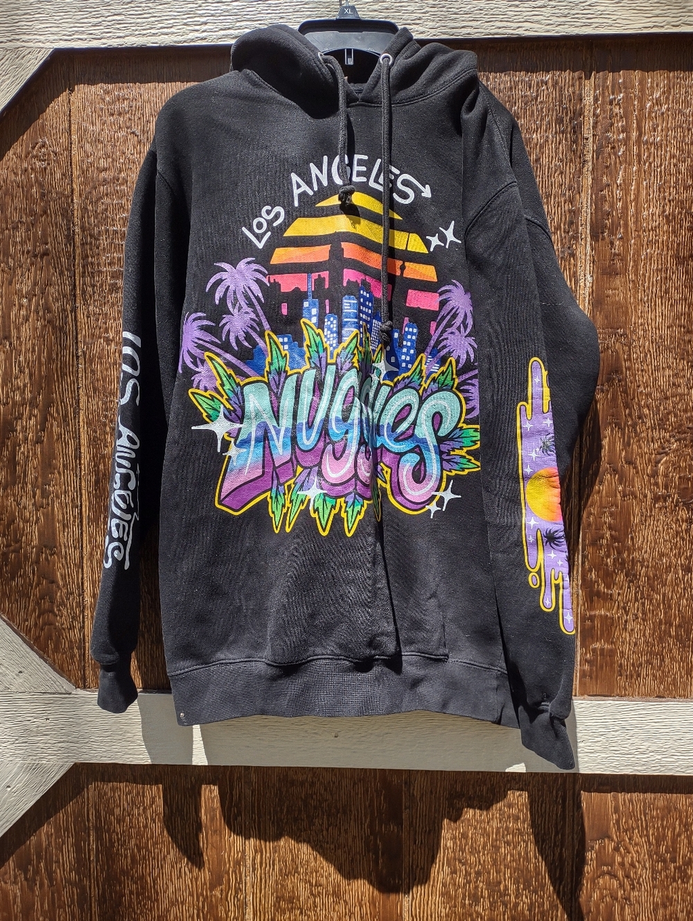 Nuggies Los Angeles Graphic Print Hoodie Men's M